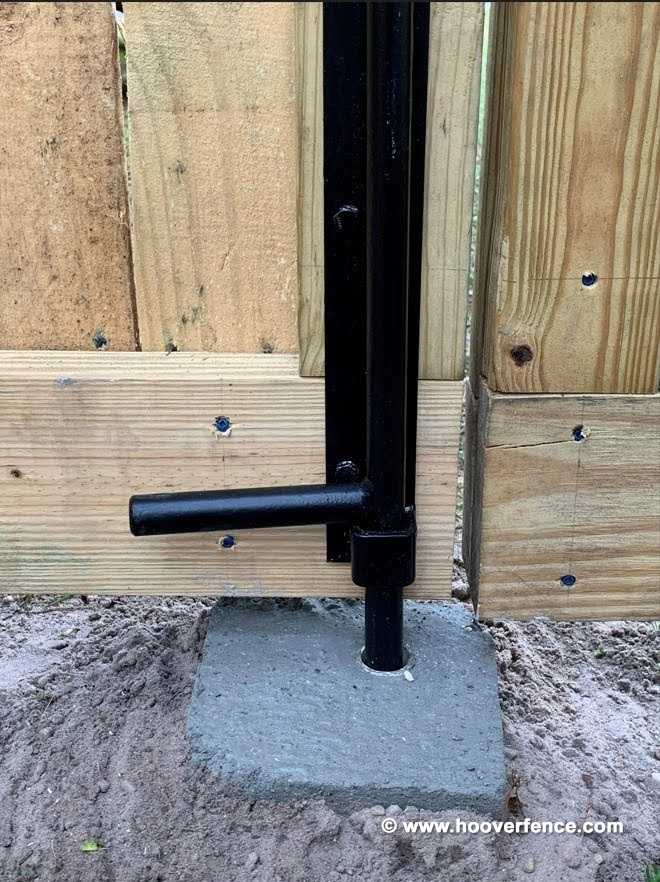 Customer Installation - Snug Cottage Heavy Duty Hardware Sets on Wood Gate