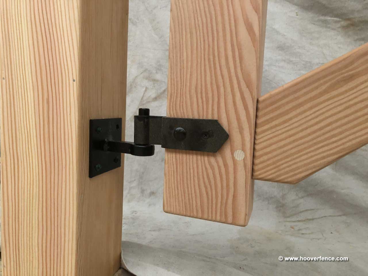 Customer Install - Snug Cottage Gate Hardware on Wooden Barrier Gates