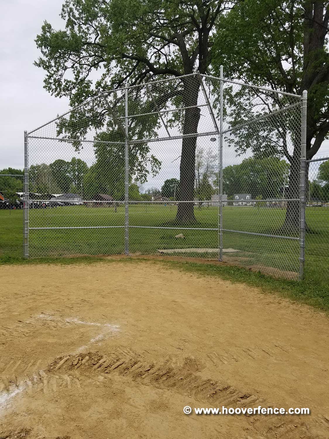 Hoover Fence Co Installation BS-F37 Baseball Backstop - Newton Falls, OH