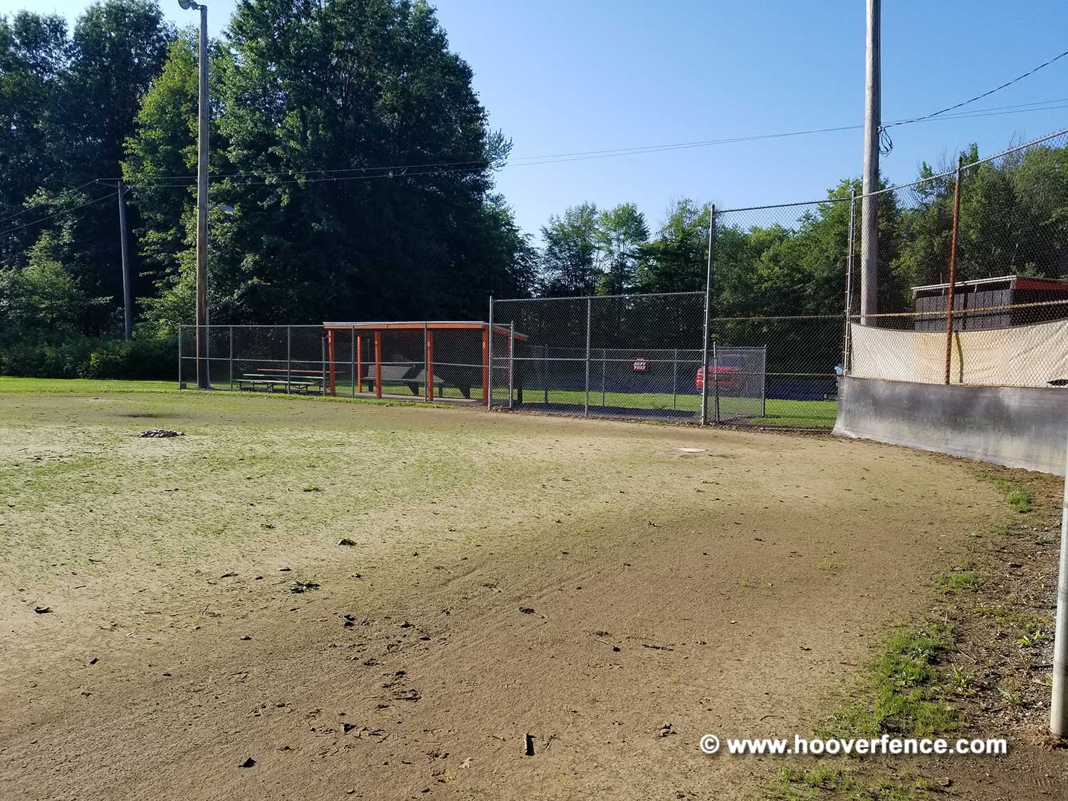 Hoover Fence Co Installation BS-F37 Baseball Backstop Demolition - Newton Falls, OH