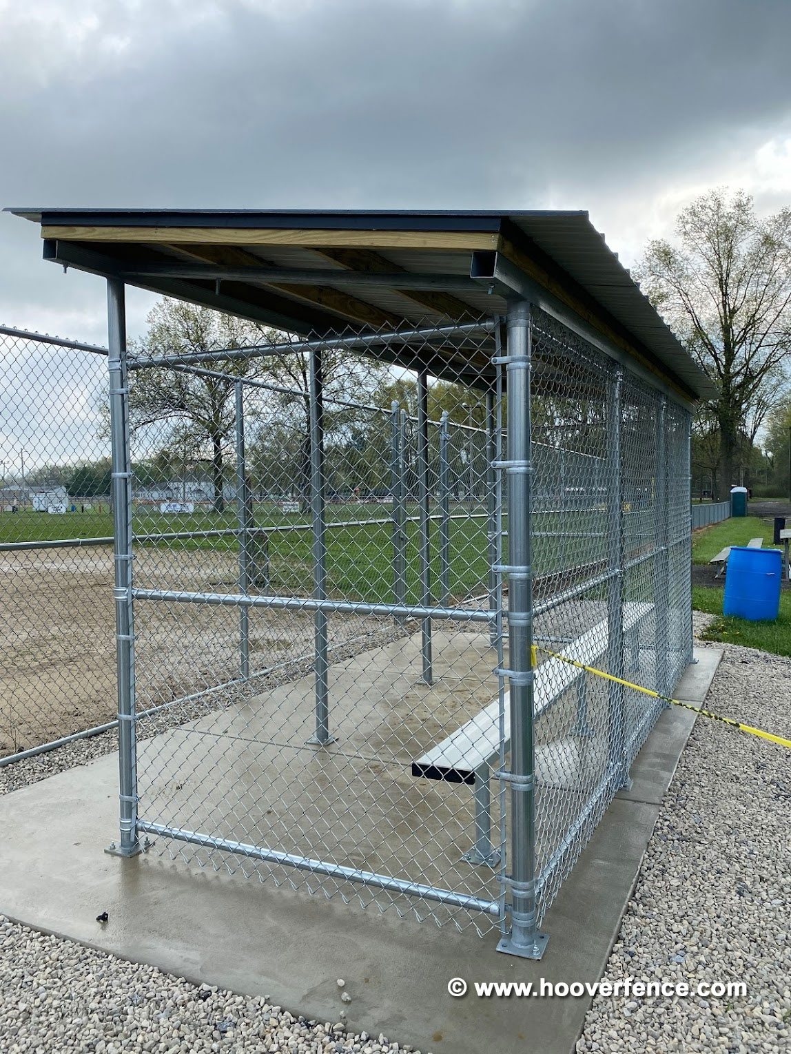 Chain Link Fence Dugouts