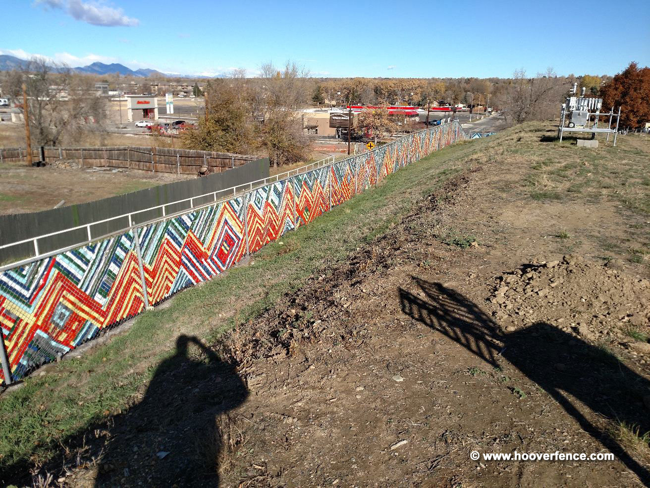 Chain Link Fence Art - Arvada Community Garden of Colorado