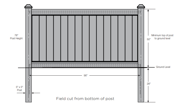 Sherwood 4' high specifications