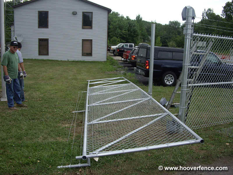 How to Install Chain Link Cantilever Gates