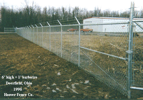 Brace and Trussed Chain Link Fence