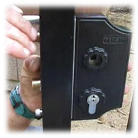 Ornamental Lock Installation - Step 3