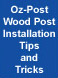 Oz-Post - Wood Post Installation T4-850