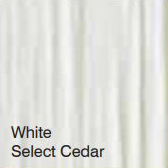 Bufftech Color Sample - White Select Cedar
