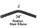 Round Aluminum Secondary Handrail - Part J