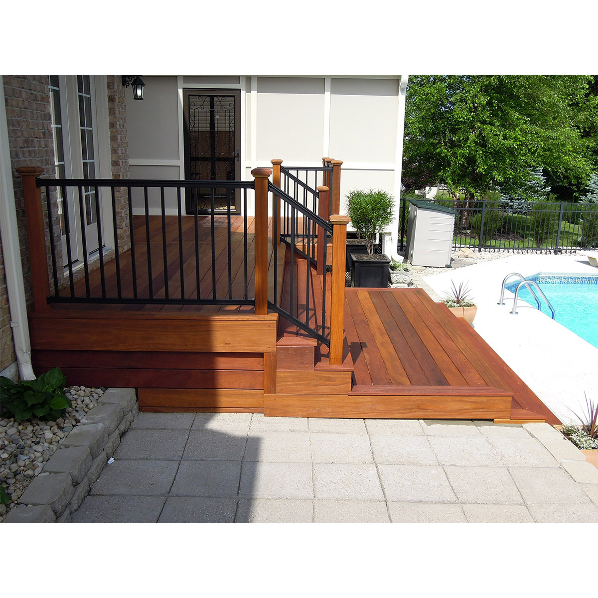 American Railing with Square Balusters