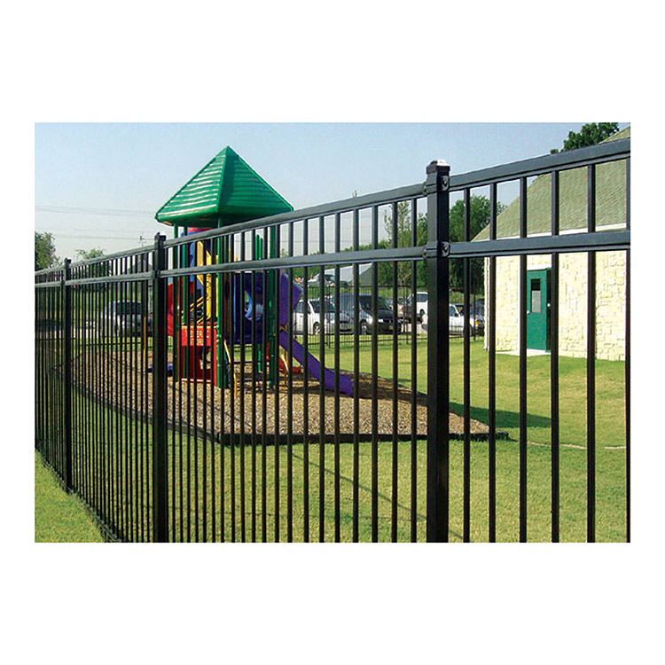 Ameristar Montage Classic Steel Fence Section 3 Rail Hoover Fence Co Ameristar Montage Classic Steel Fence Section 3 Rail Hoover Fence Co