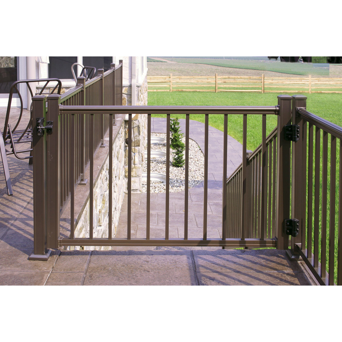Key Link Arabian Series Aluminum Railing Sections key link arabian series aluminum railing sections