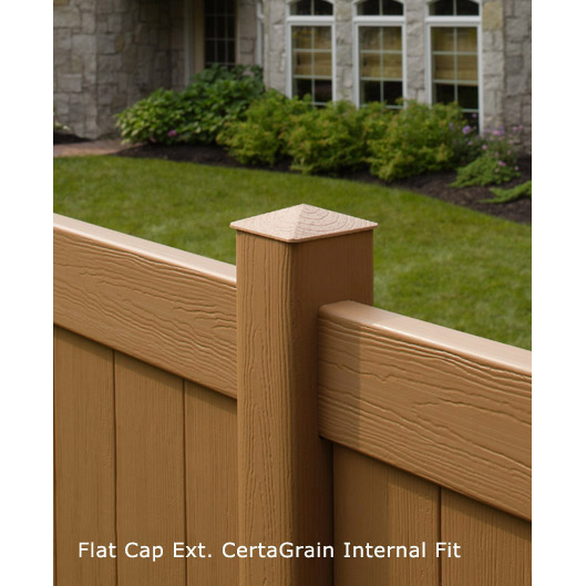 Chesterfield Victorian with CertaGrain Wood Texture Fence