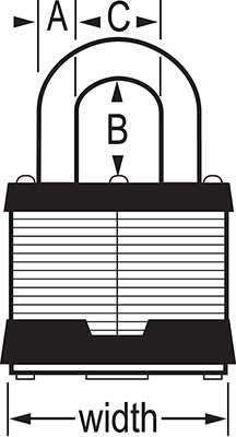 Padlock Dimensions