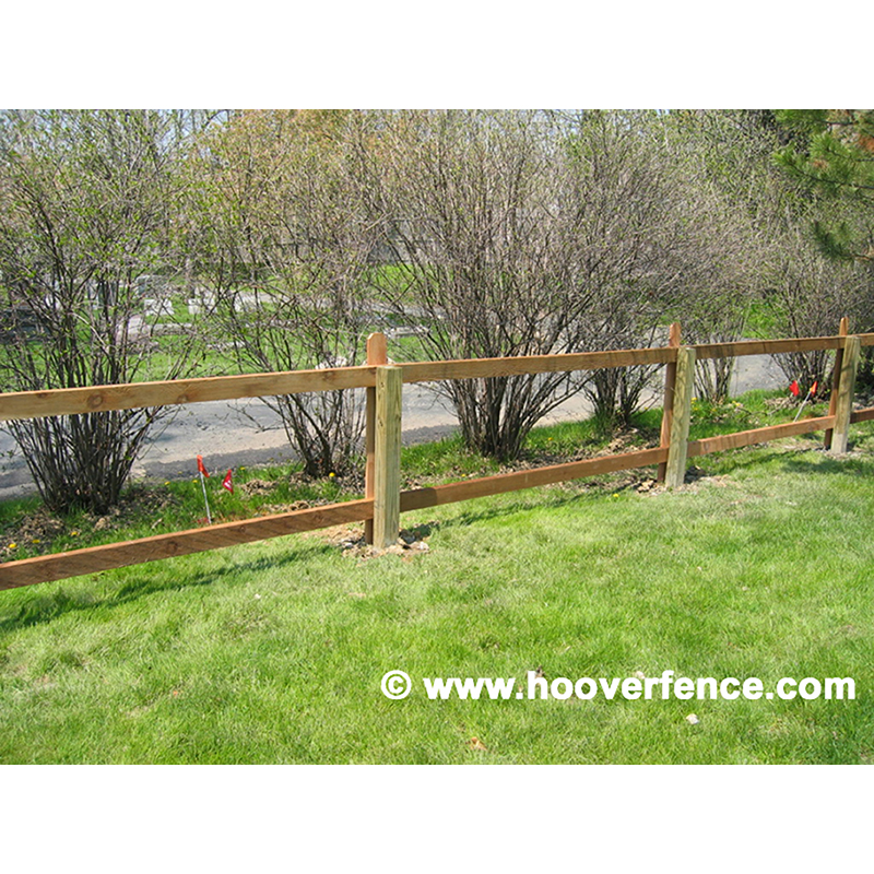 Spaced Dog Ear Wood Fence Panels Cedar Hoover Fence Co.