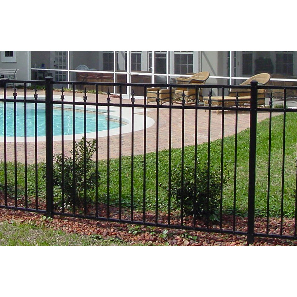 Jerith Legacy 211 Modified Aluminum Fence Section w/Finials Hoover