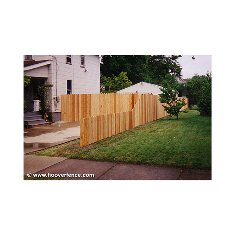 Solid Dog Ear Fence - Cedar